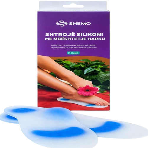Shtroje silikoni per kepuce me mbeshtetje harku 36-40 (s,m,l,xl)